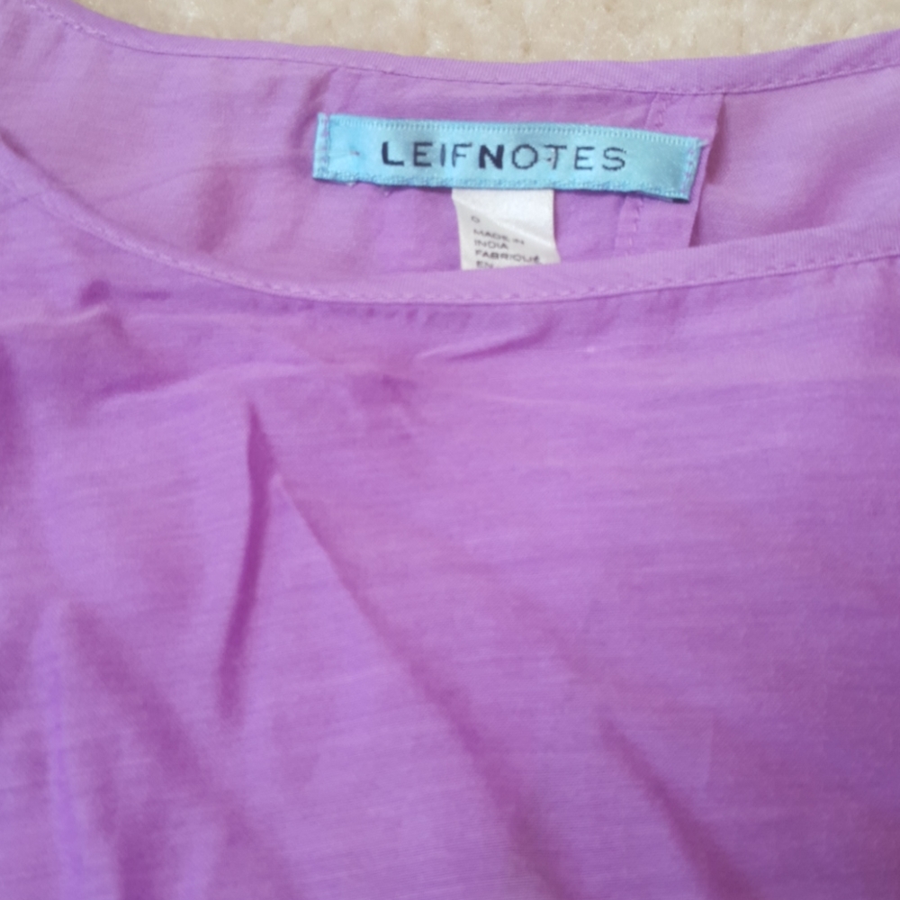 Anthropologie NWOT LeifNotes Beaded Embellished Top Blouse - Picture 6 of 8